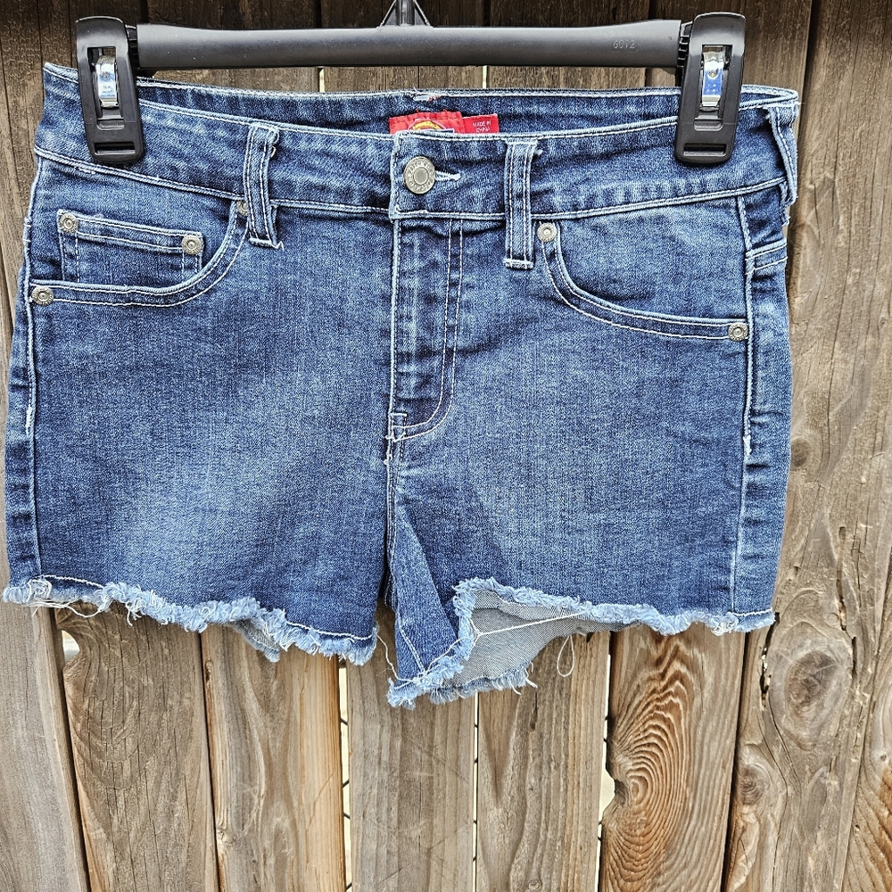 Dickies Denim Blue Women's Shorts Size 16